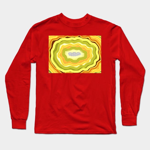 Bright Agate #10 Long Sleeve T-Shirt by wagnerps